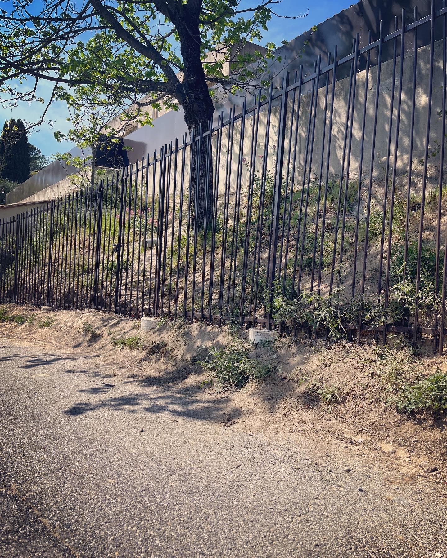 Clôture en fer forgé