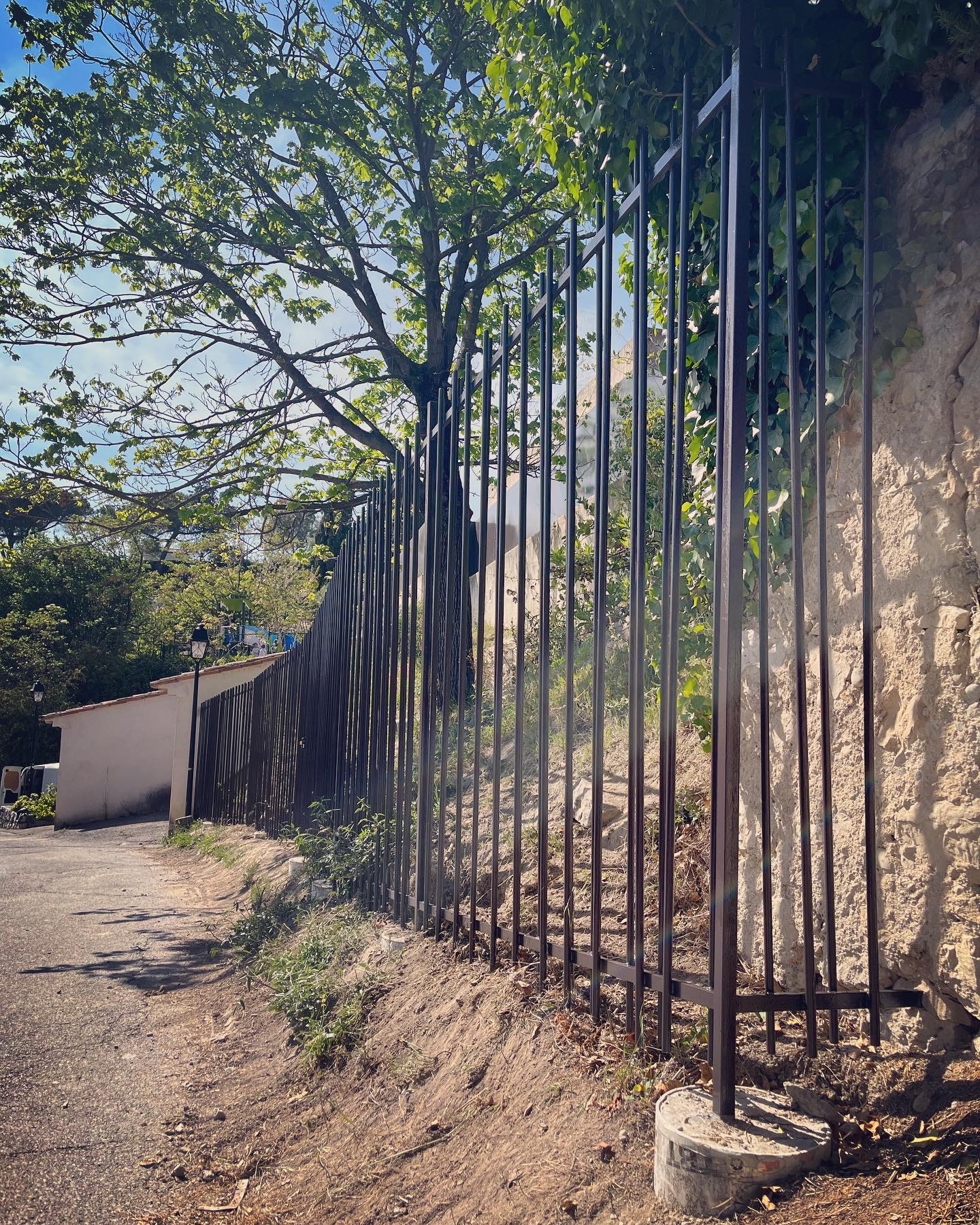 Clôture en fer forgé