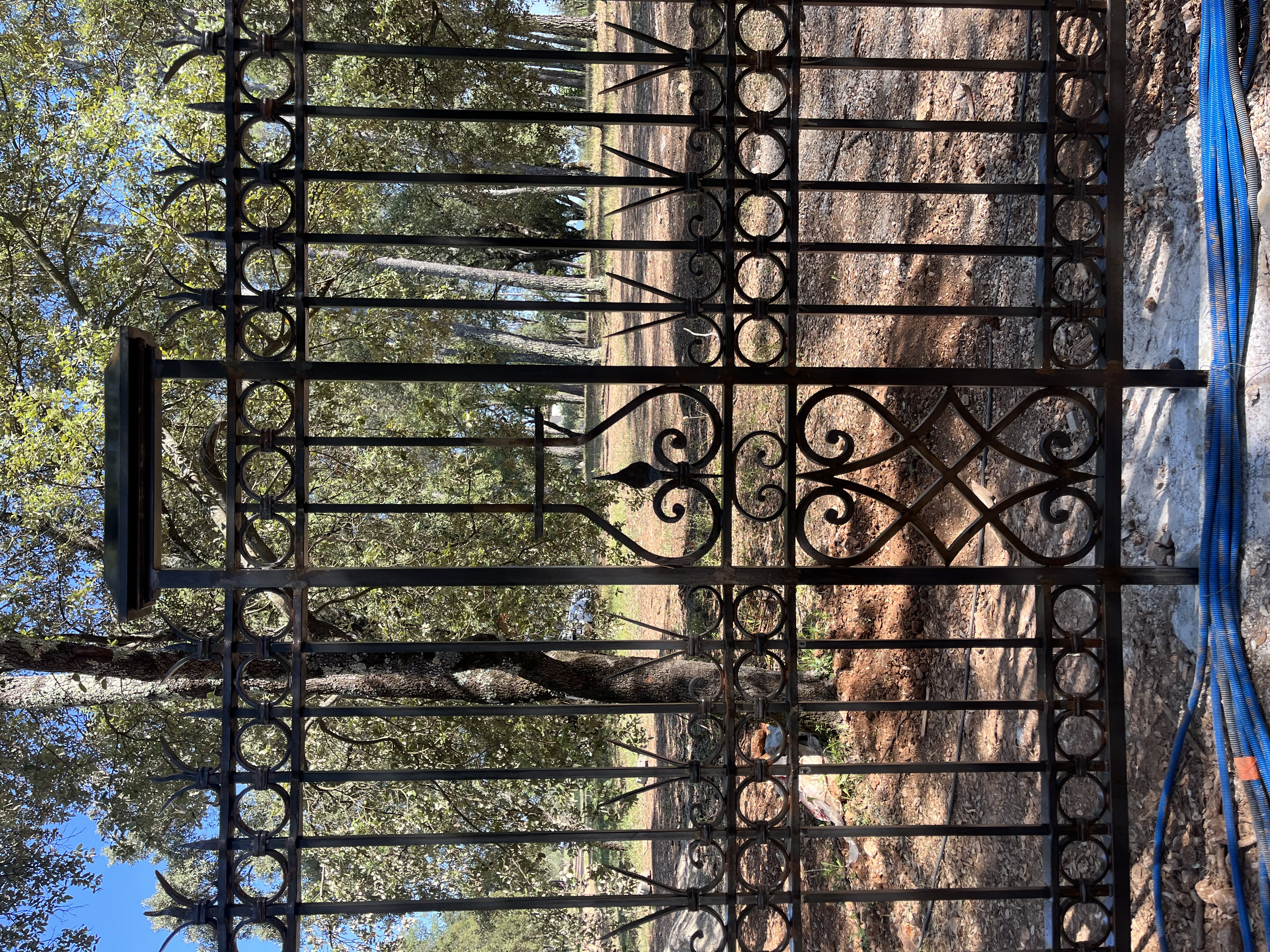 Clôture en fer forgé