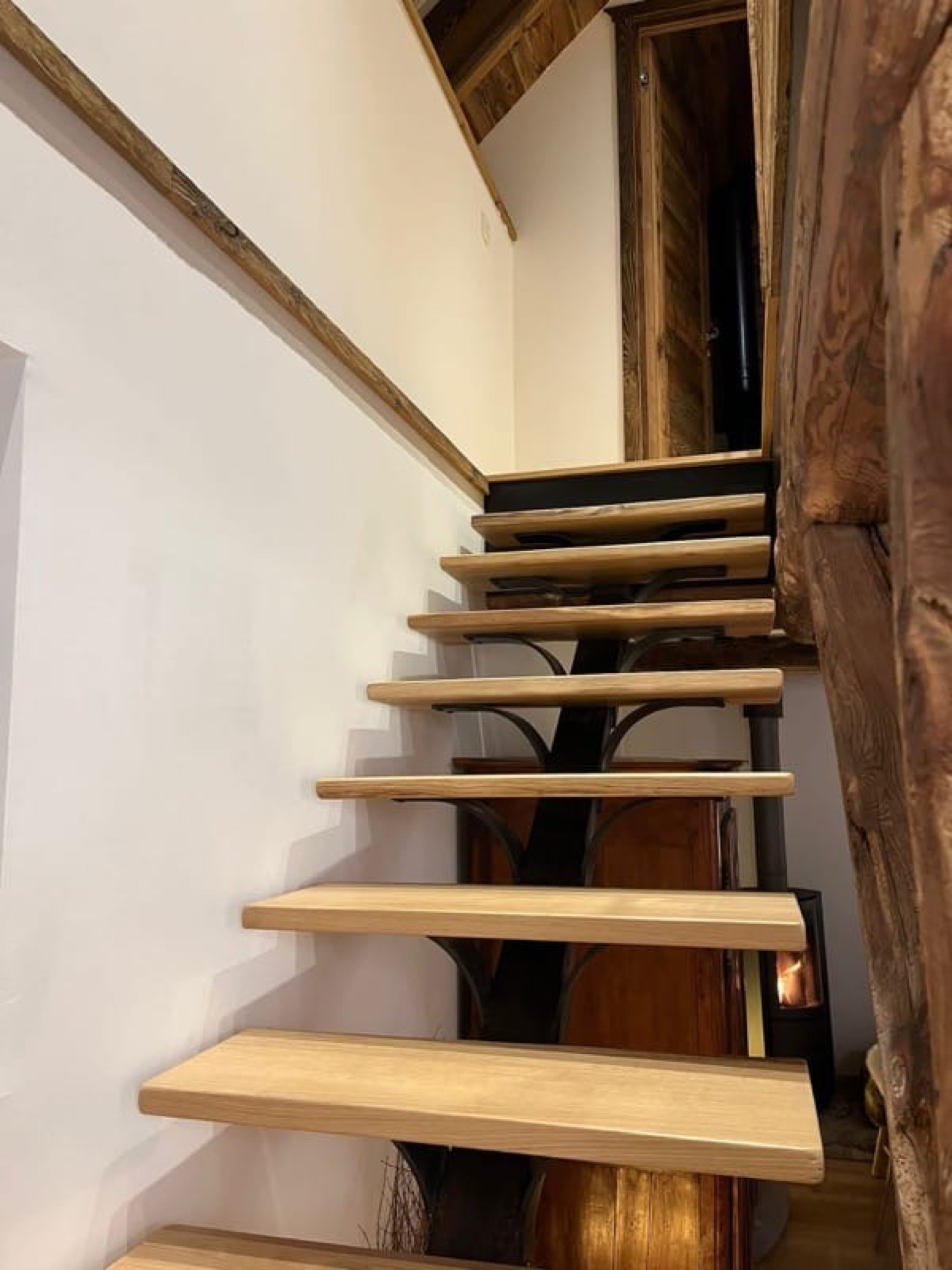 Escalier en fer forgé sur mesure