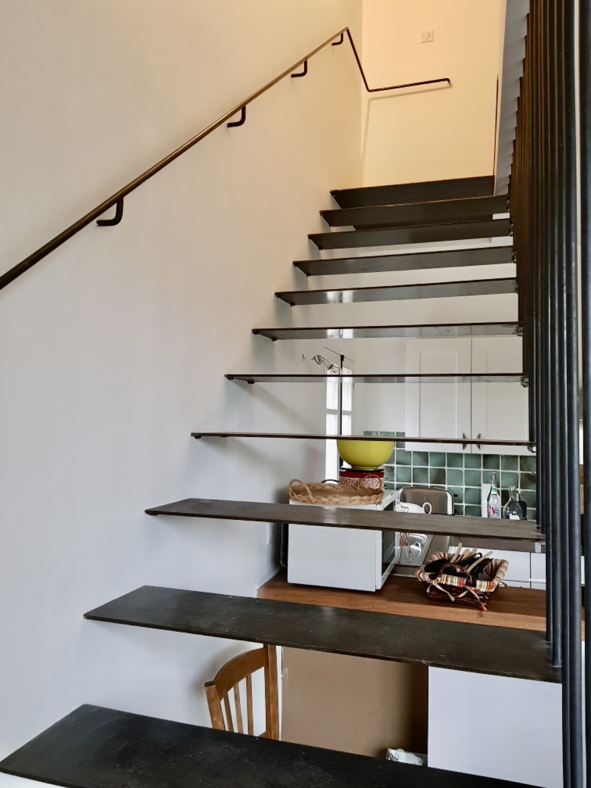 Escalier en fer forgé sur mesure