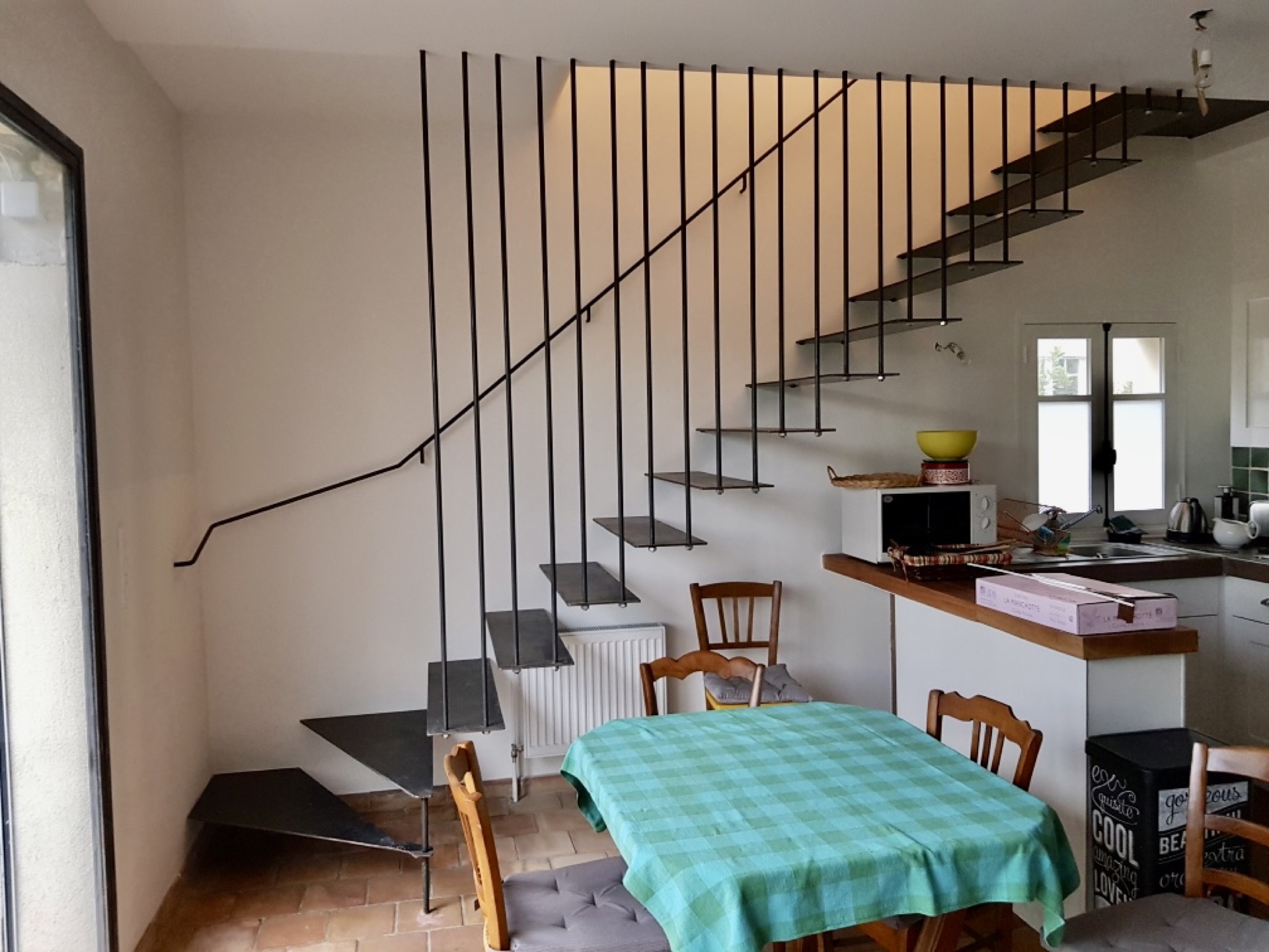 Escalier en fer forgé sur mesure