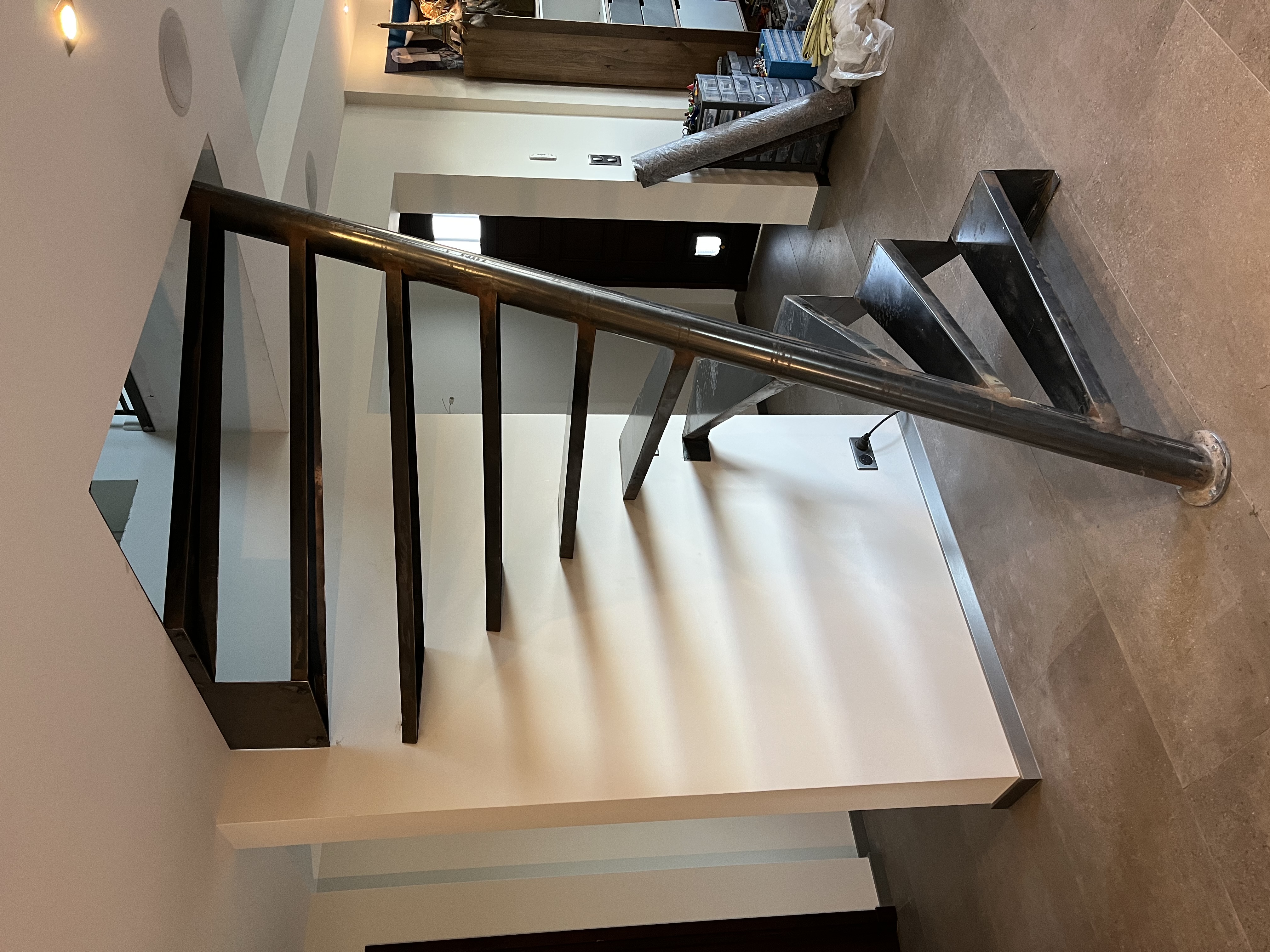 Escalier en fer forgé