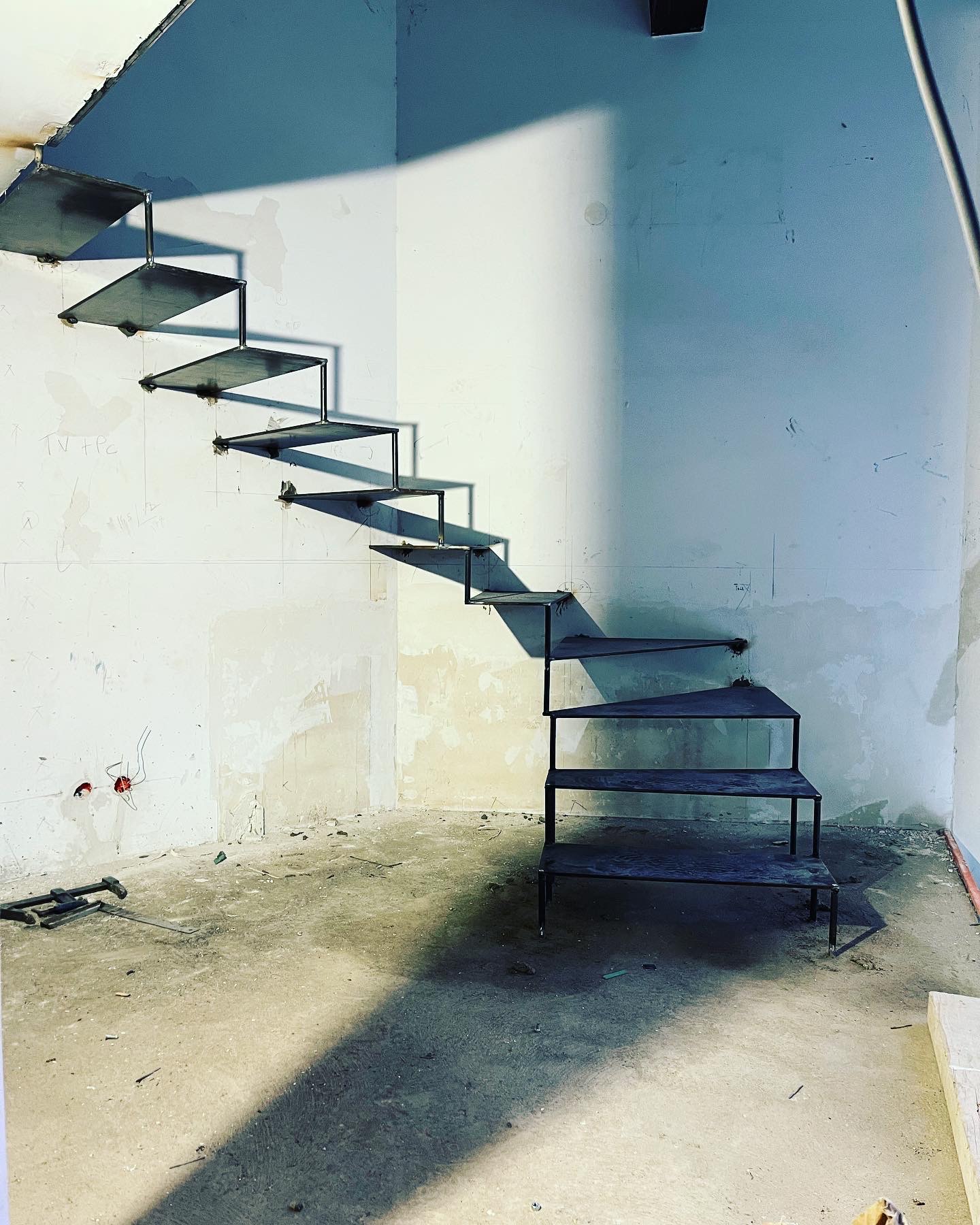 Escalier en fer forgé