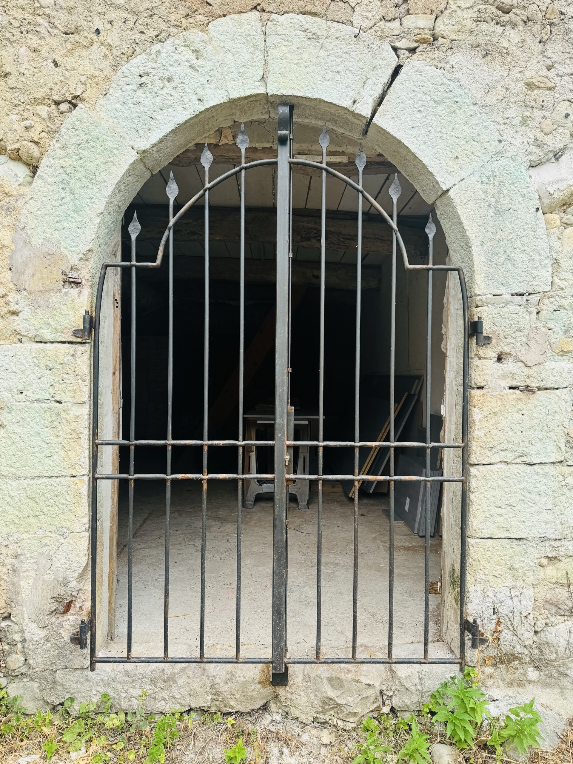 Grille de défense fer forgé