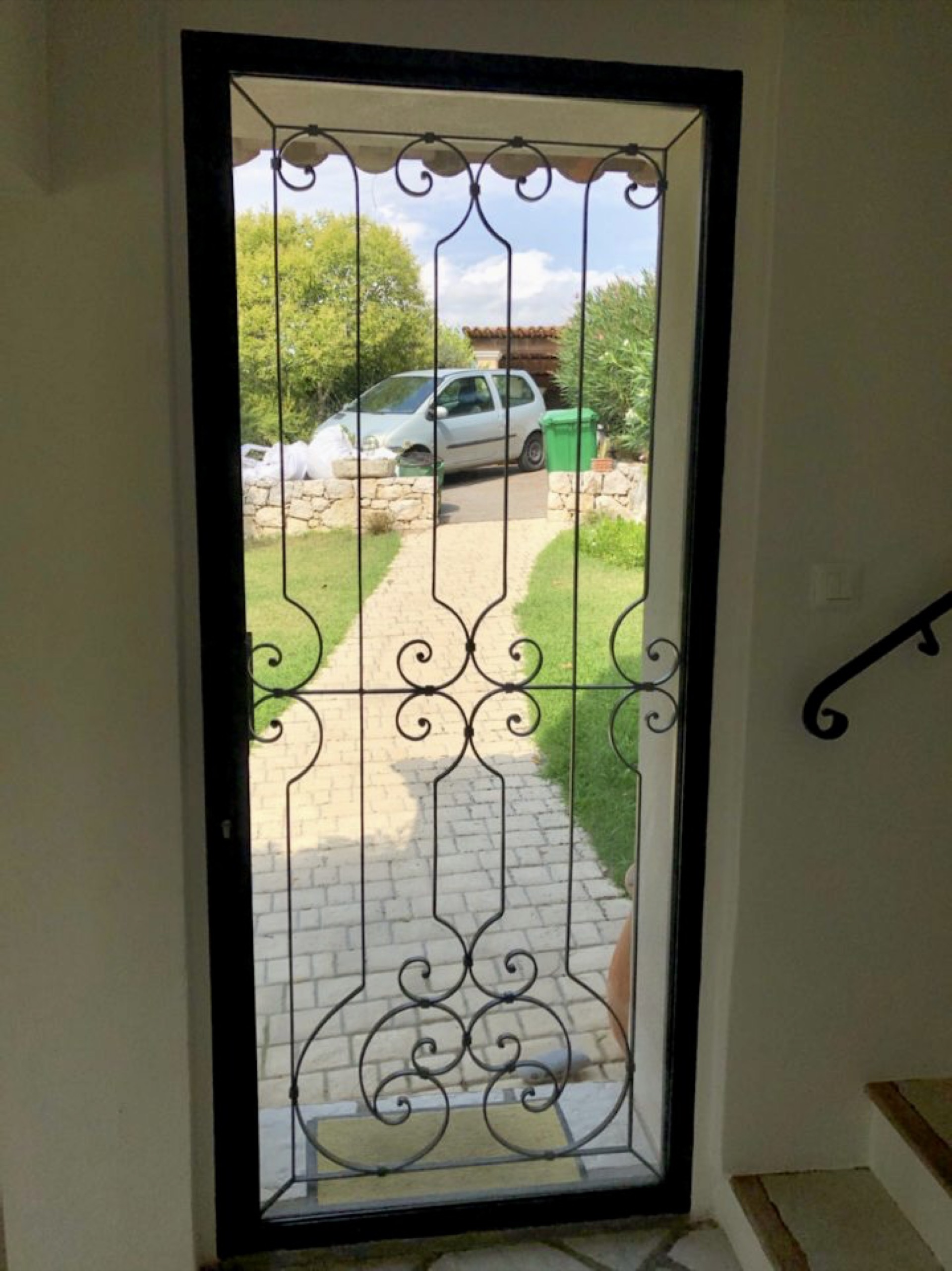 Grille de défense fer forgé