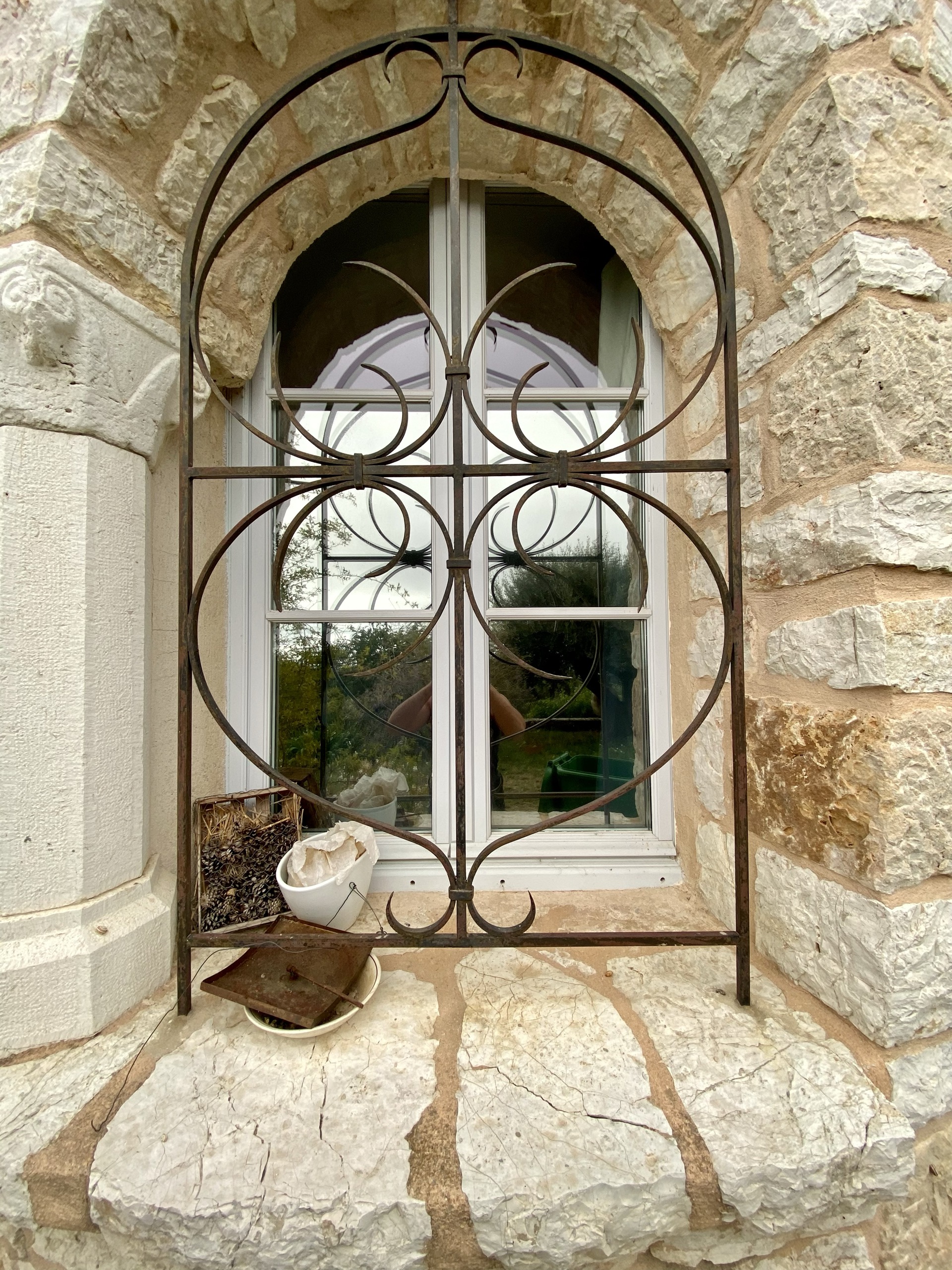 Grille de défense fer forgé