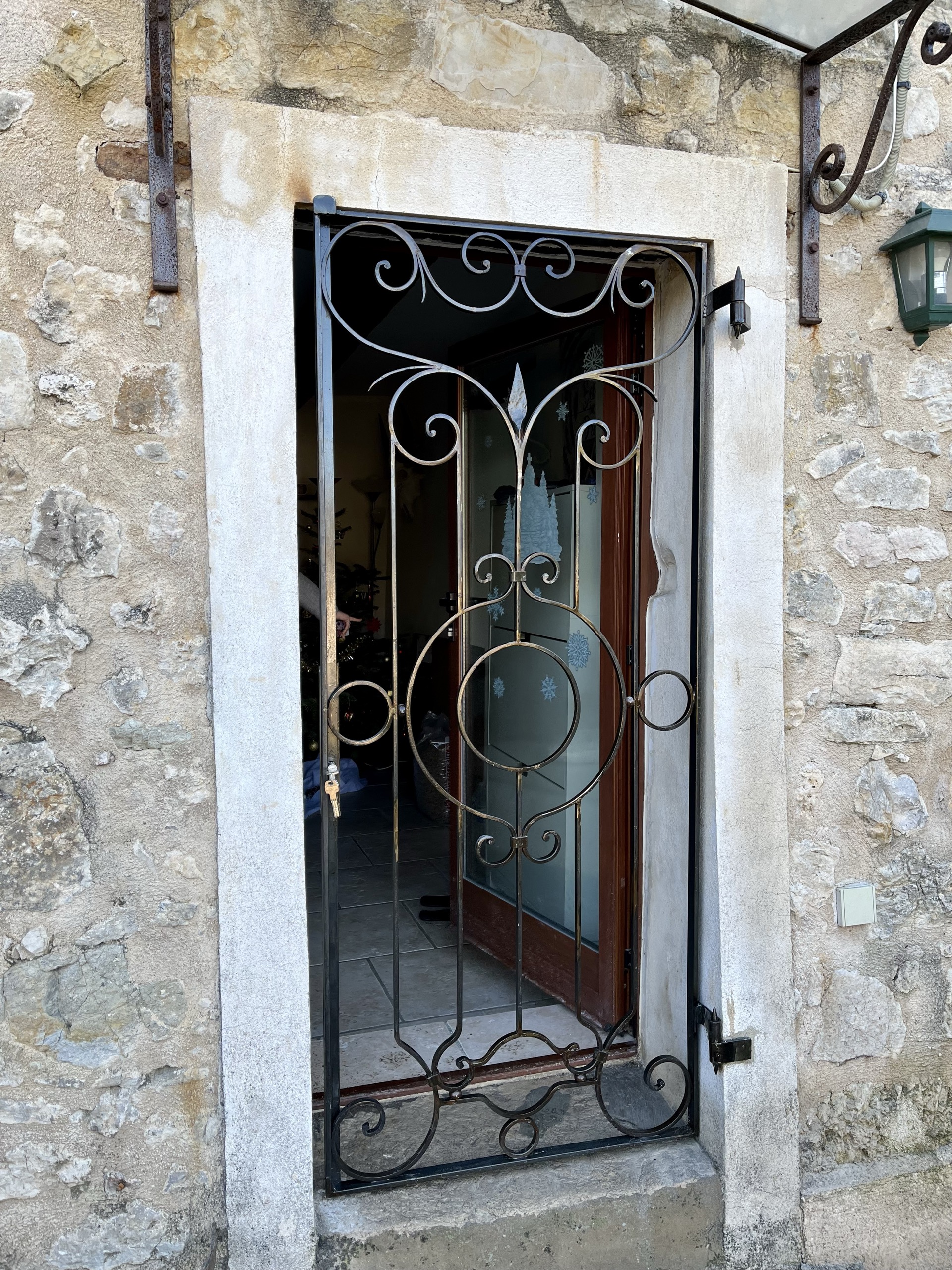 Grille de défense fer forgé