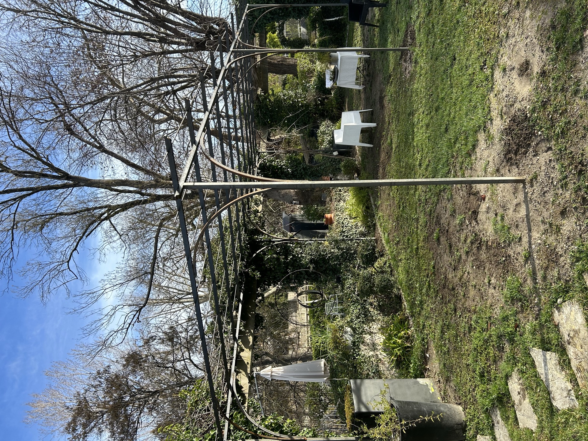 Pergola en fer forgé