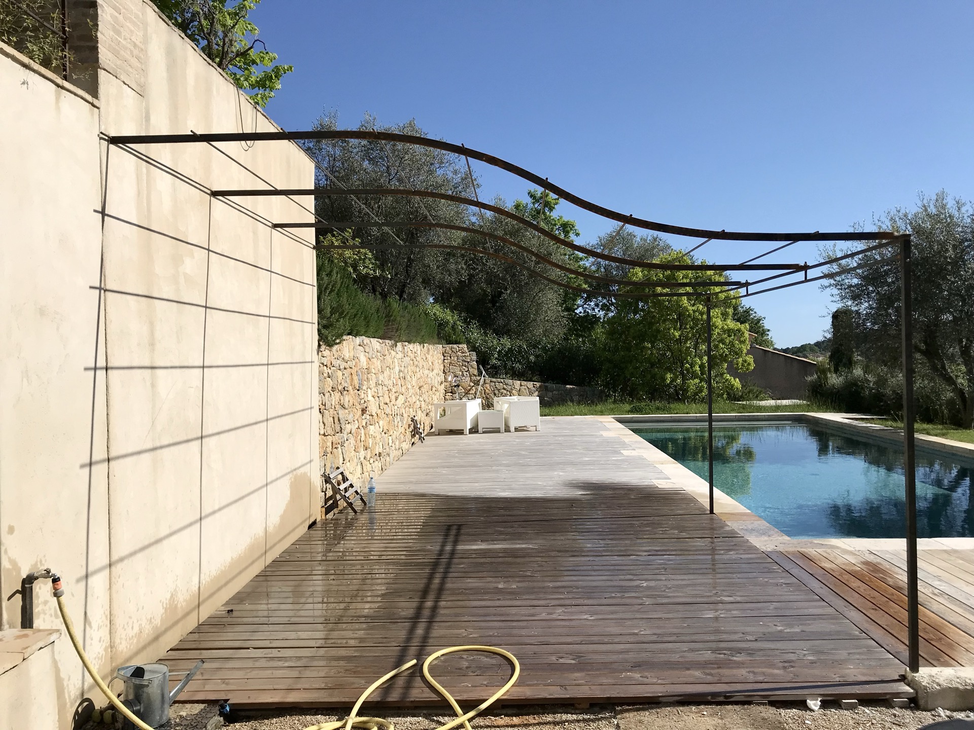 Pergola en fer forgé