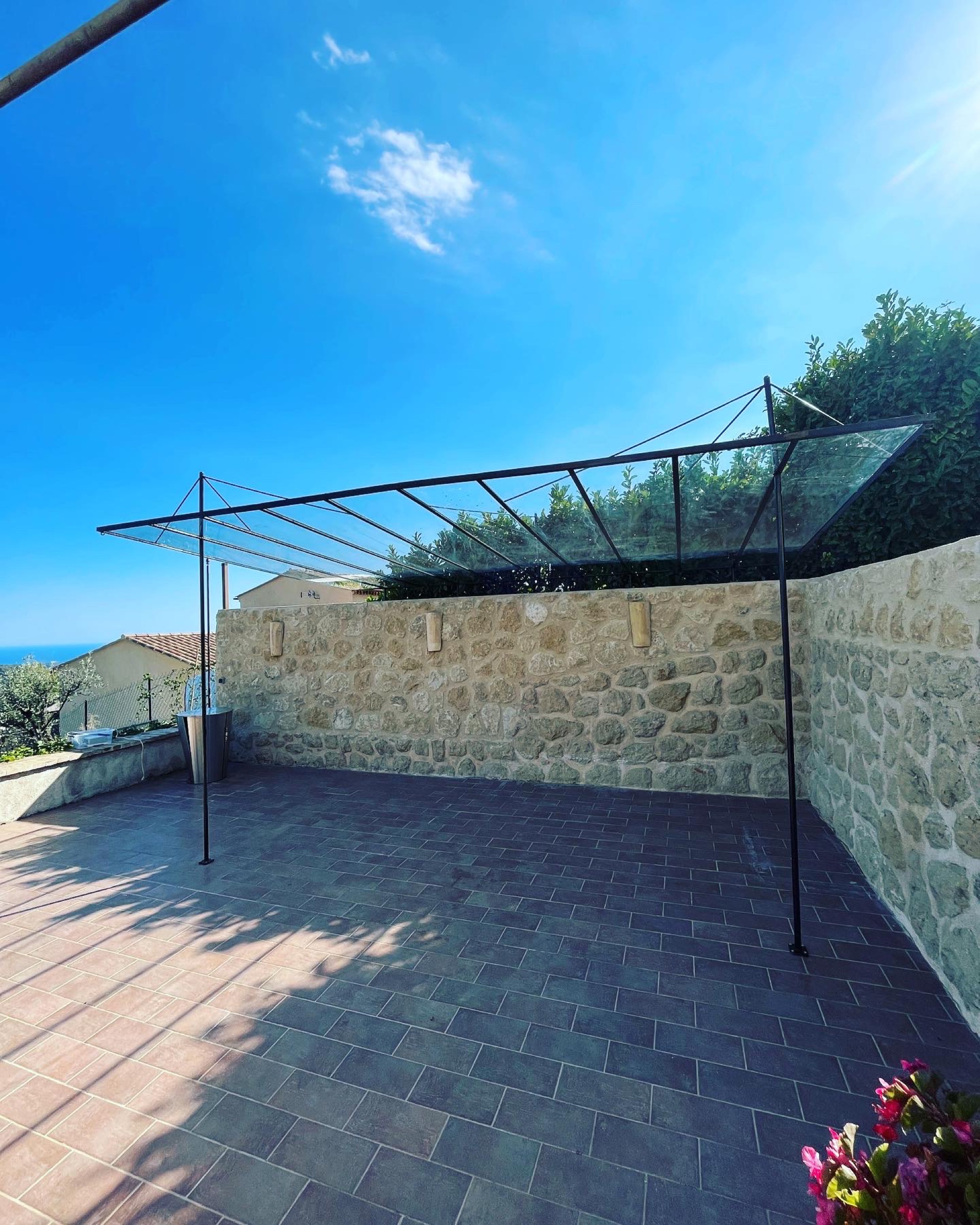 Pergola en fer forgé