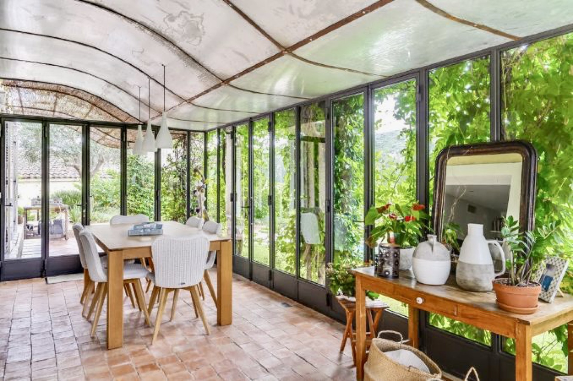 Pergola en fer forgé