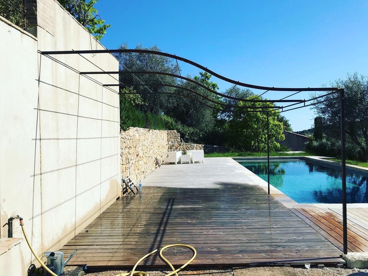 Pergola en fer forgé