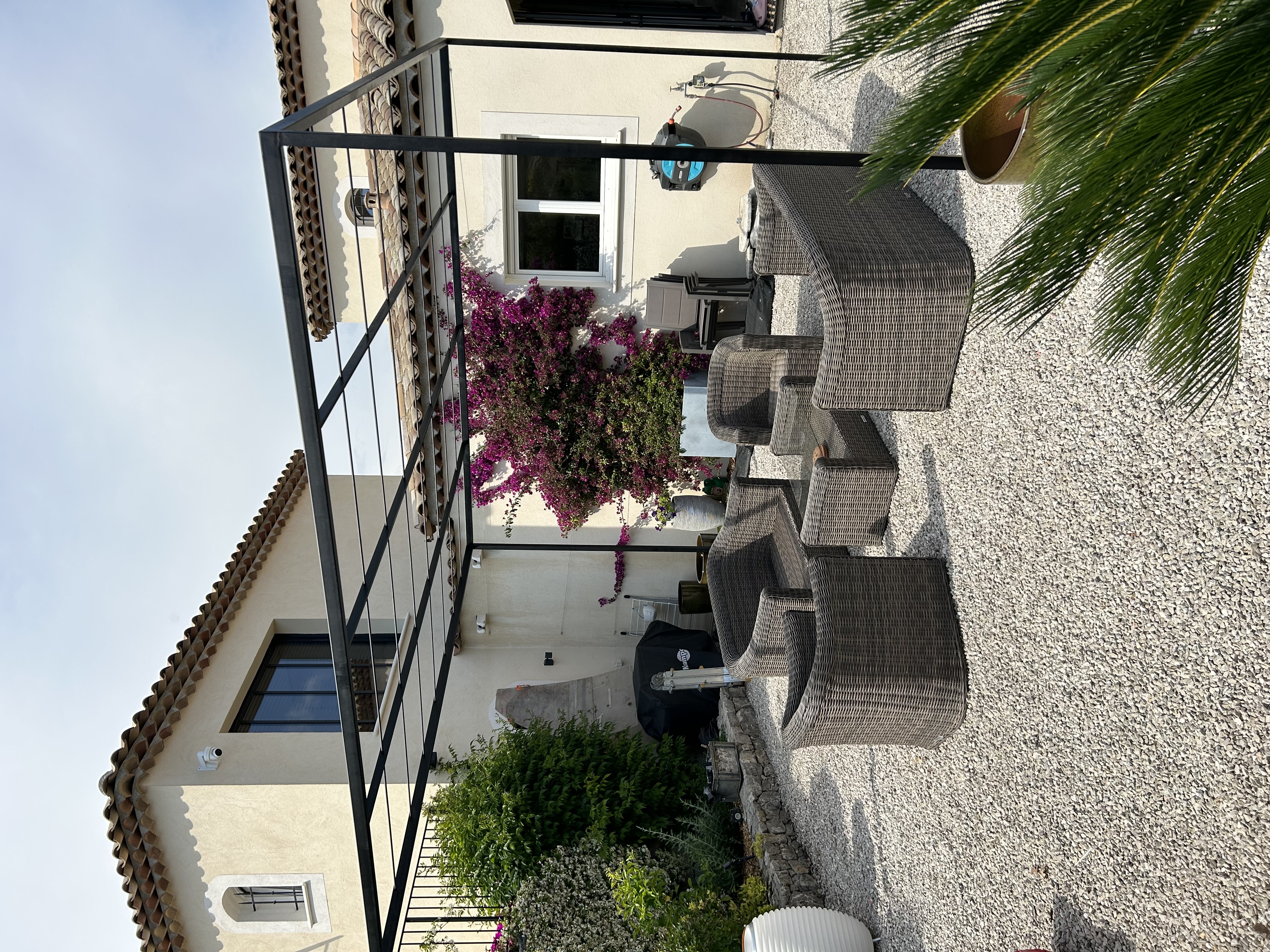 Pergola en fer forgé