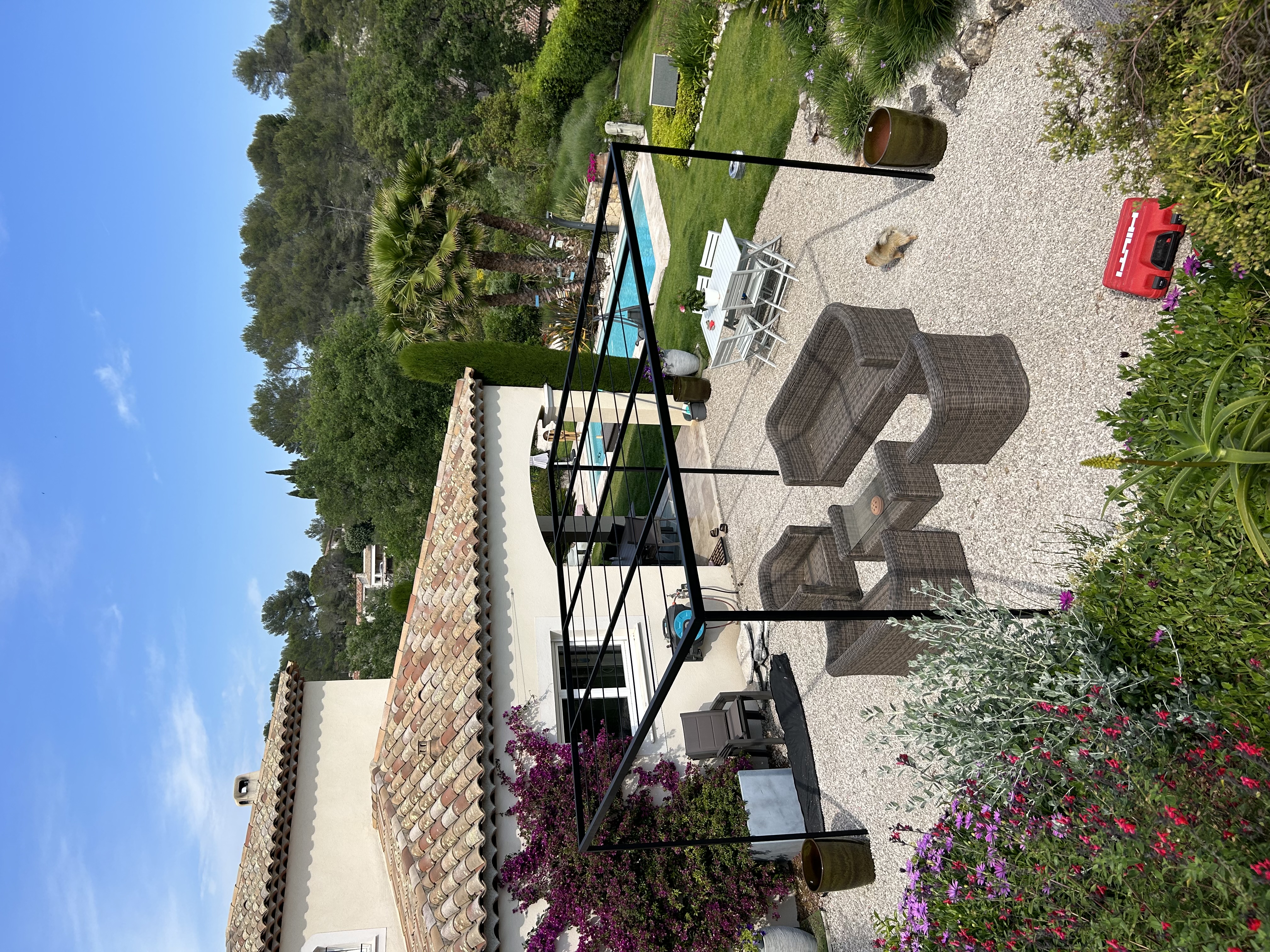 Pergola en fer forgé