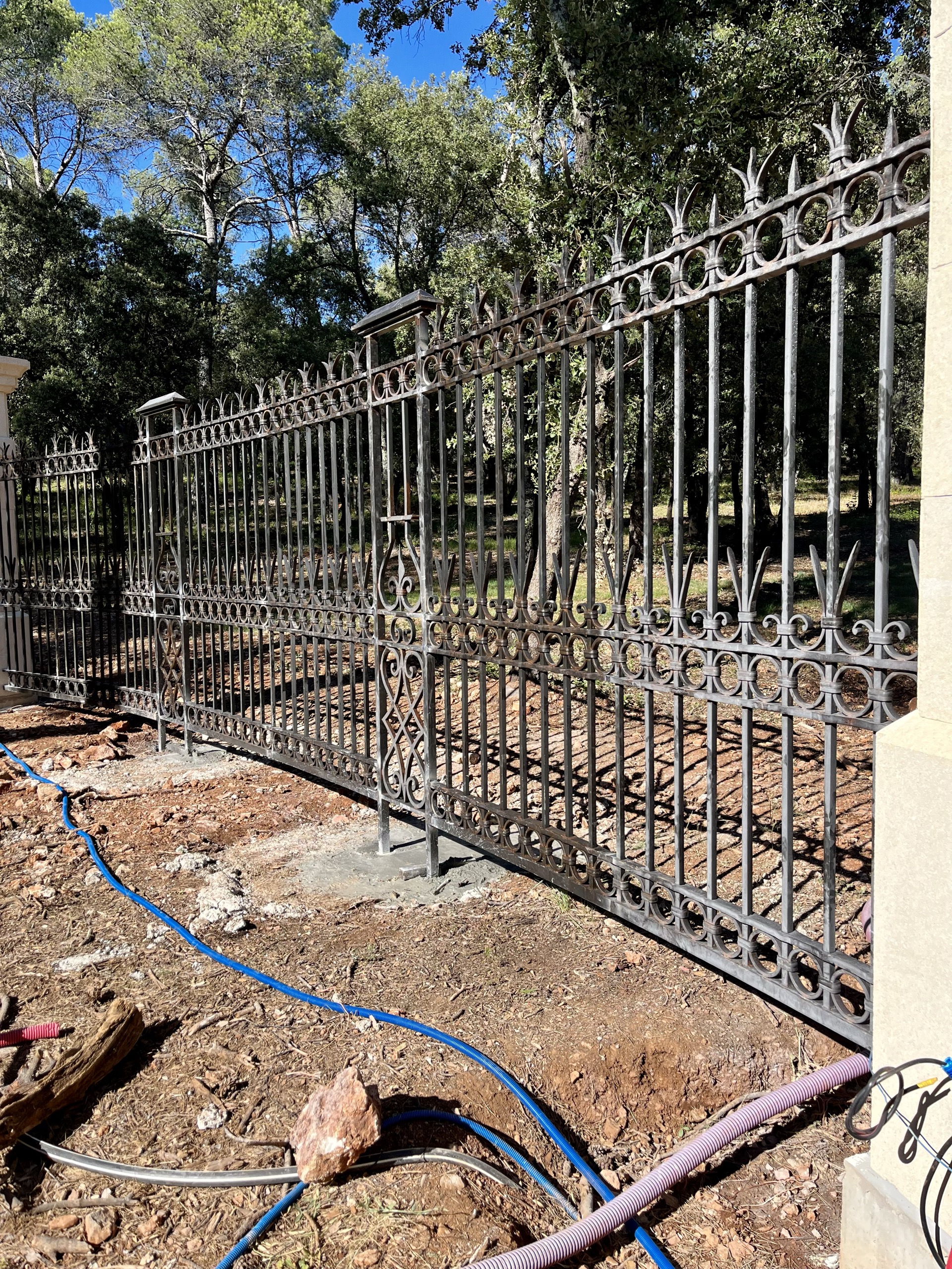 Portail fer forgé sur mesure