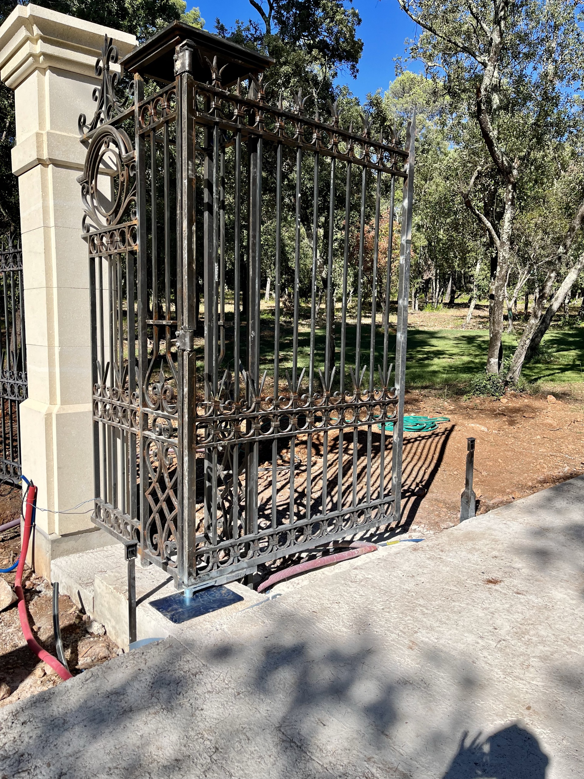 Portail fer forgé sur mesure
