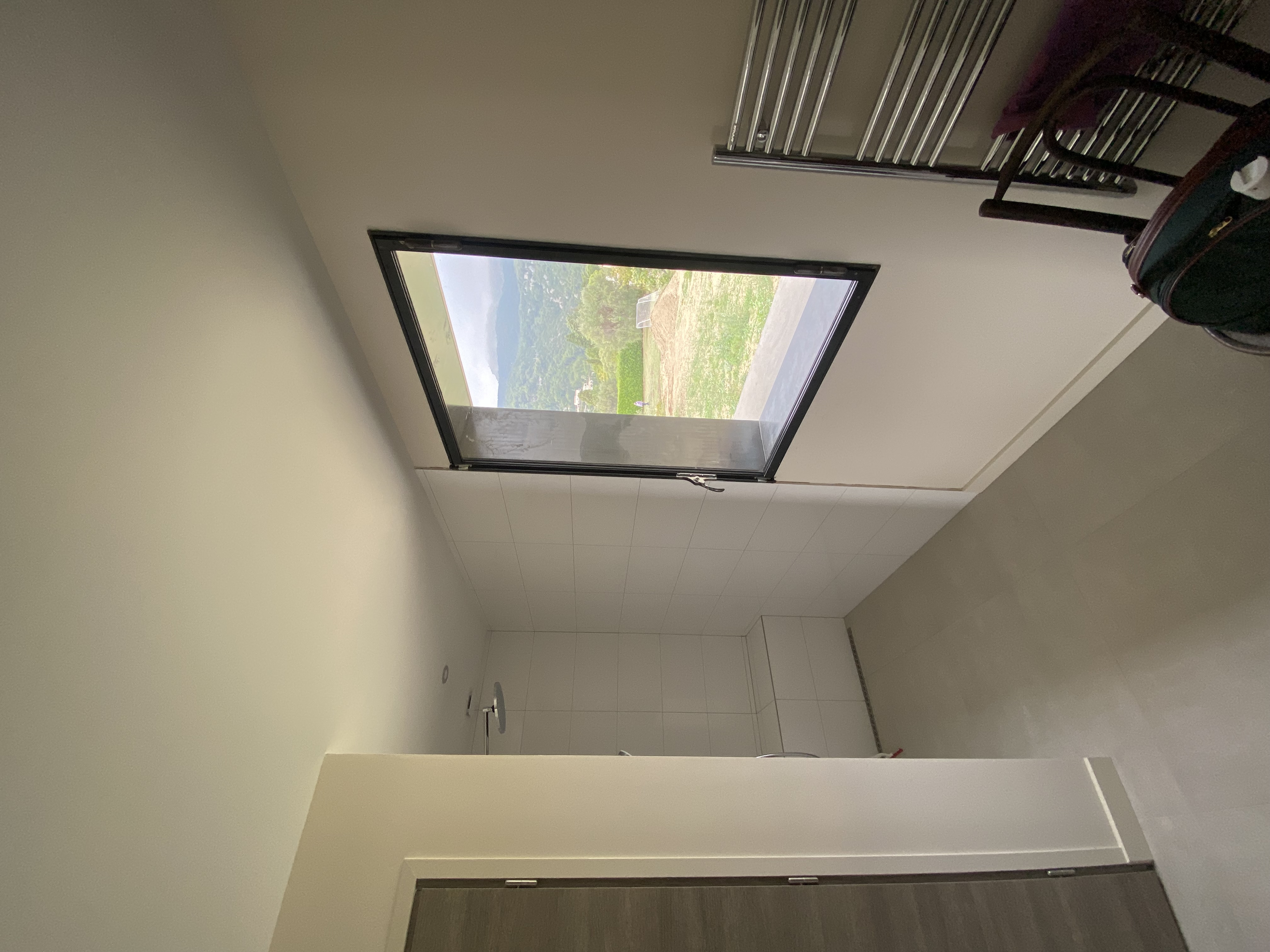 Porte vitrée en fer forgé