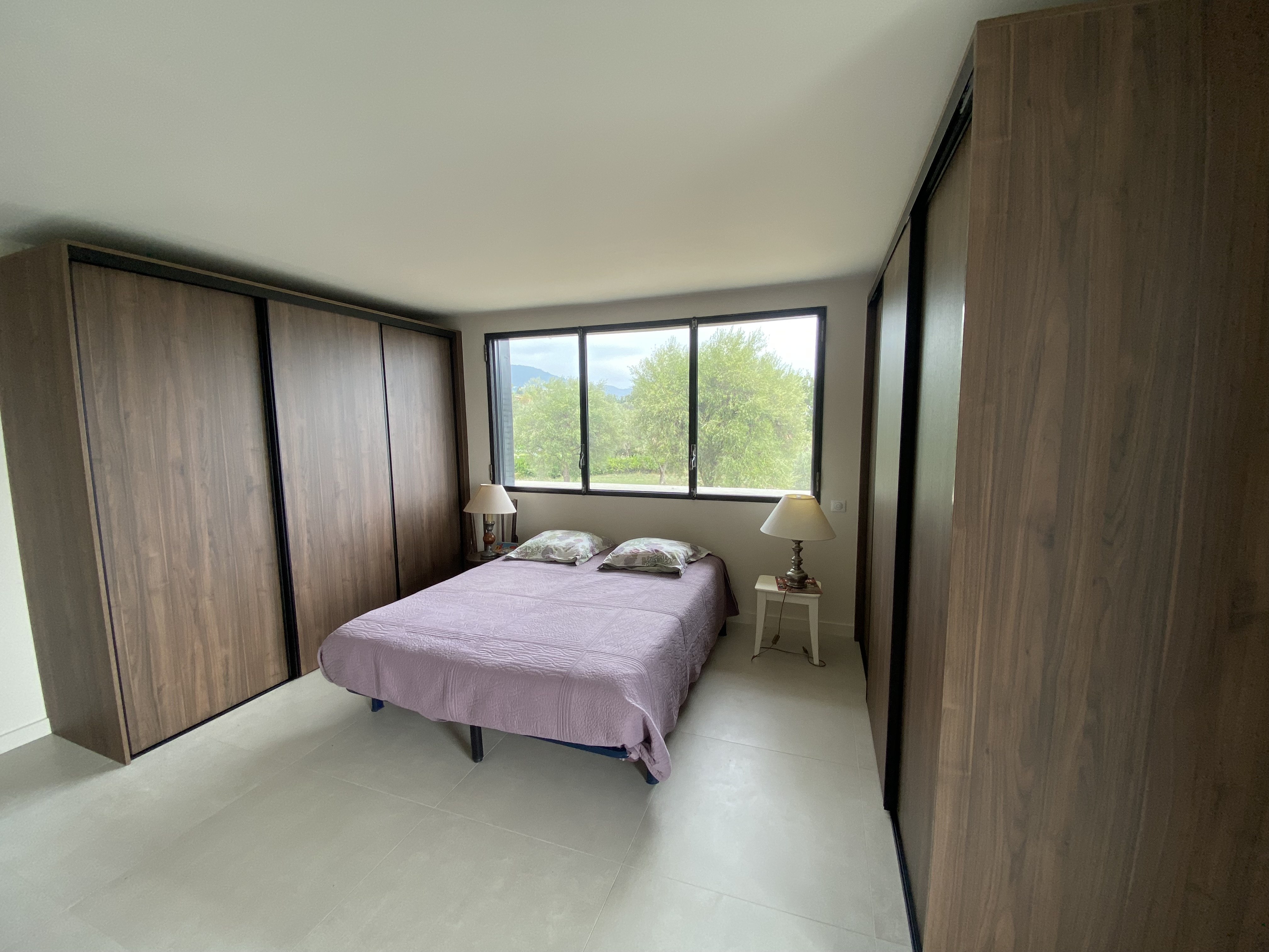 Porte vitrée en fer forgé